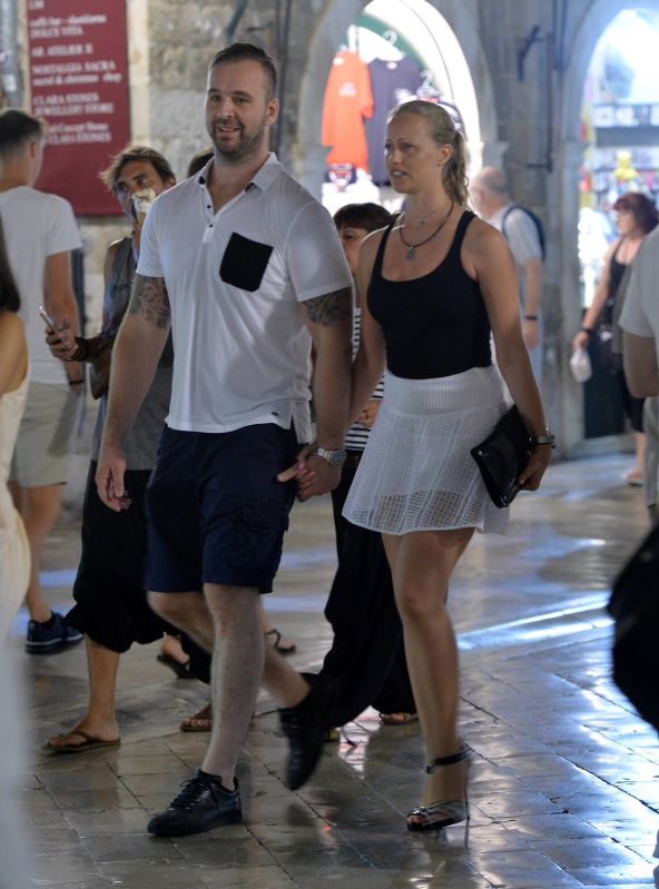 Stefany Hohnjec i suprug Ivan Papić u šetnji Dubrovnikom