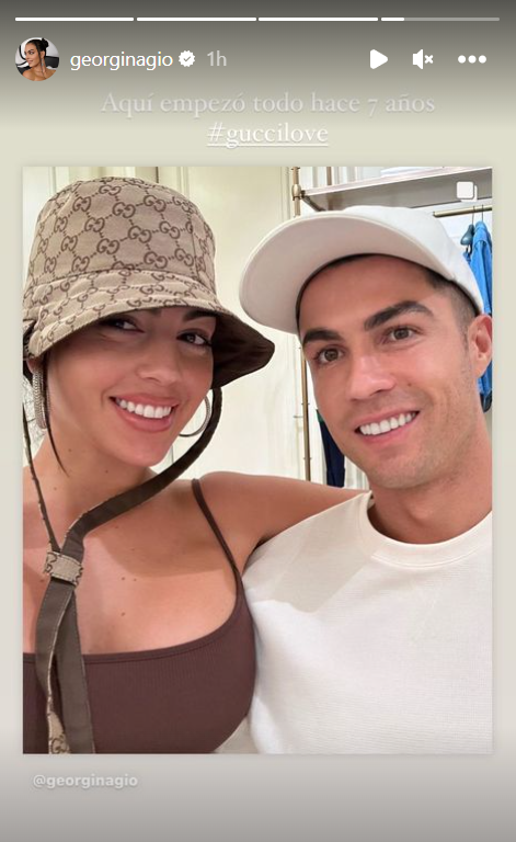 Georgina i Cristiano u trgovini u kojoj su se upoznali