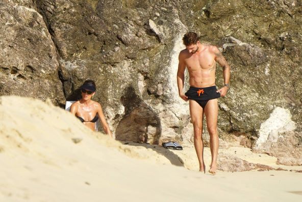 Izabel Goulart i Kevin Trapp na St Bartsu