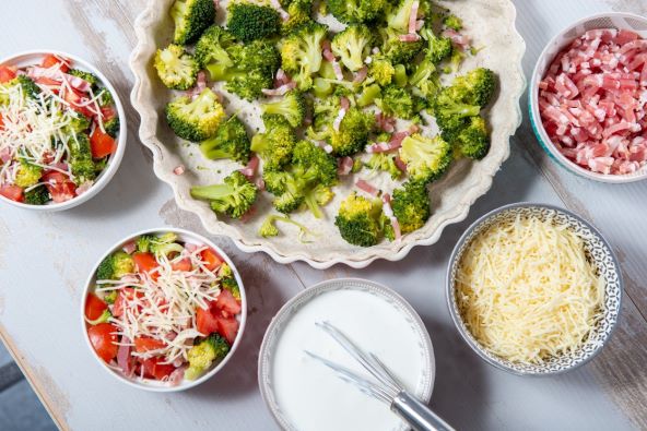quiche brokula