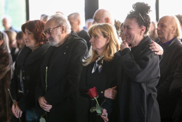 Shrvana Sanja Doležal na posljednjem ispraćaju Marinka Colnaga