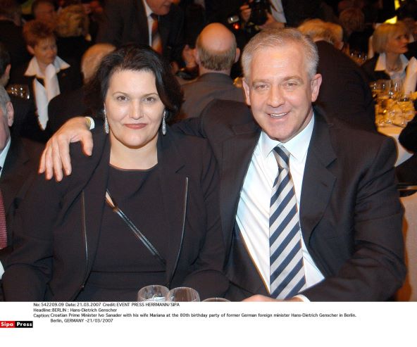 Mirjana i Ivo Sanader