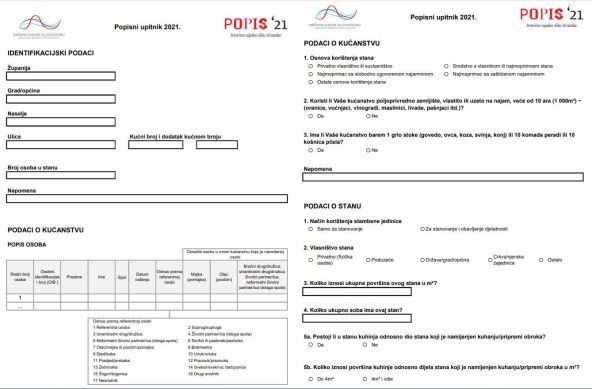 Popisni upisnik 2021