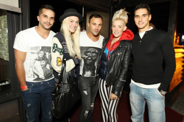 Iris Rajčić uz sestre Nervo partijala u Mansionu