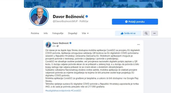 Od sada će biti jednostavnije korištenje EU digitalnih COVID potvrda