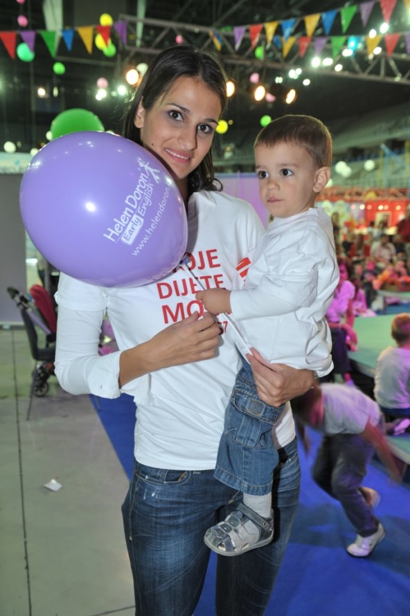 Iva Balaban kao ambasadorica Dječjeg sajma