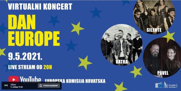 NE PROPUSTITE Virtualni koncert za Dan Europe