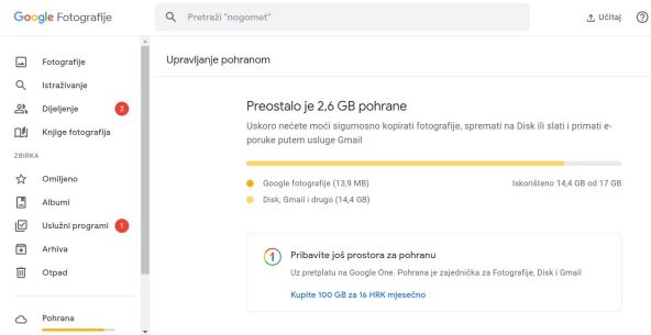 GOOGLE PHOTOS MIJENJA PRAVILA IGRE Više nije neograničeno besplatan