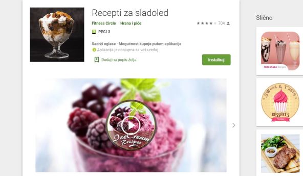 RASHLADITE SE Napravite ljetne slastice pomoću aplikacije