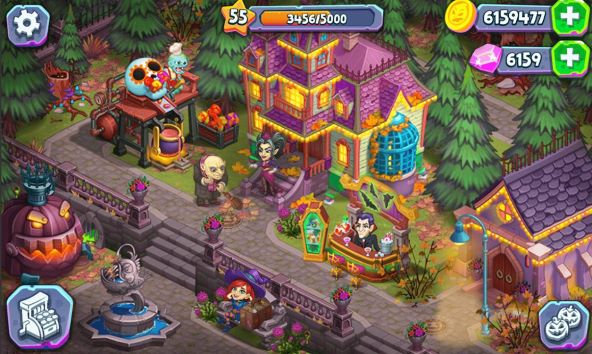Monster Farm. Family Halloween