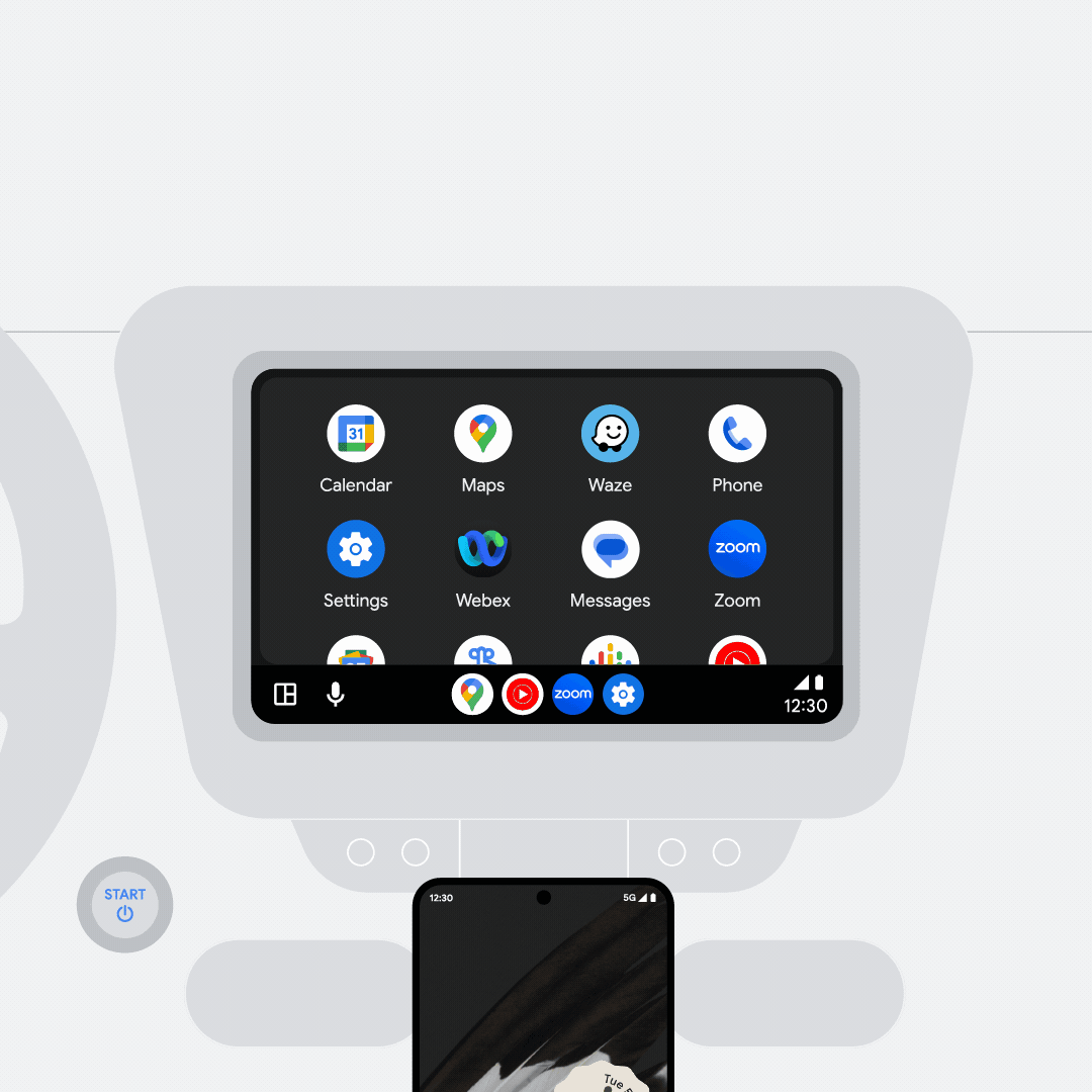 Zoom i Webex by Cisco u Android Auto.gif