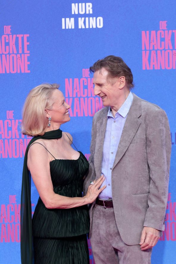 Liam Neeson i Pamela Anderson