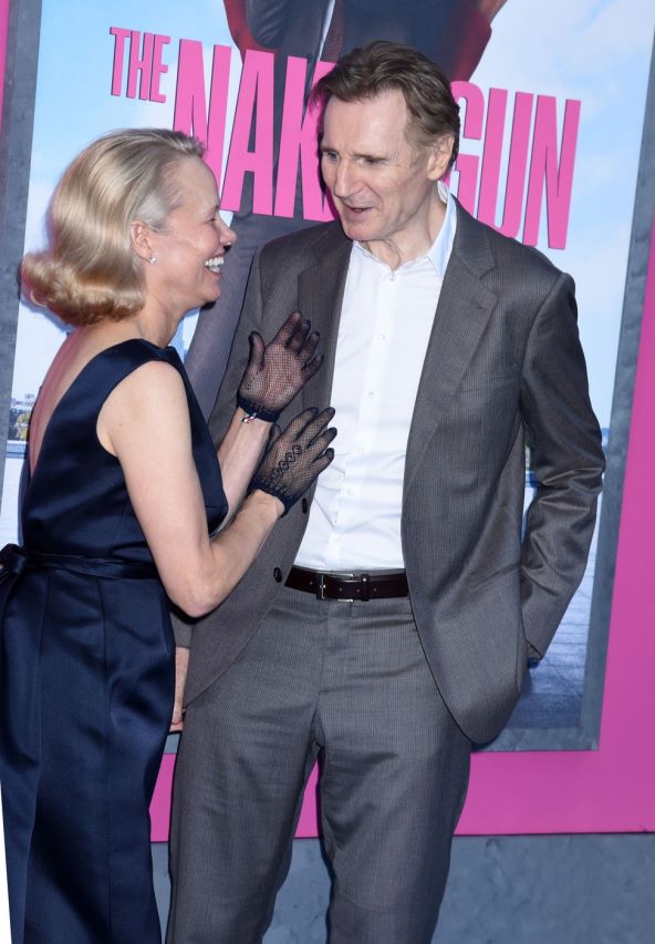 pamela anderson, liam neeson