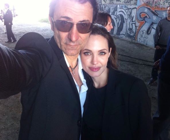 Branko Đurić Đuro i Angelina Jolie