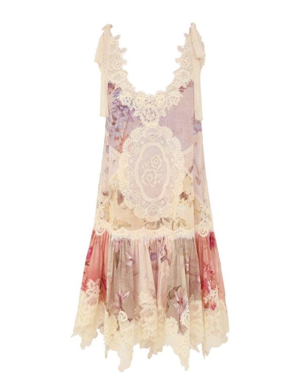 Cascadian floral lace cotton minidress/ Zimmermann/ 920 EUR