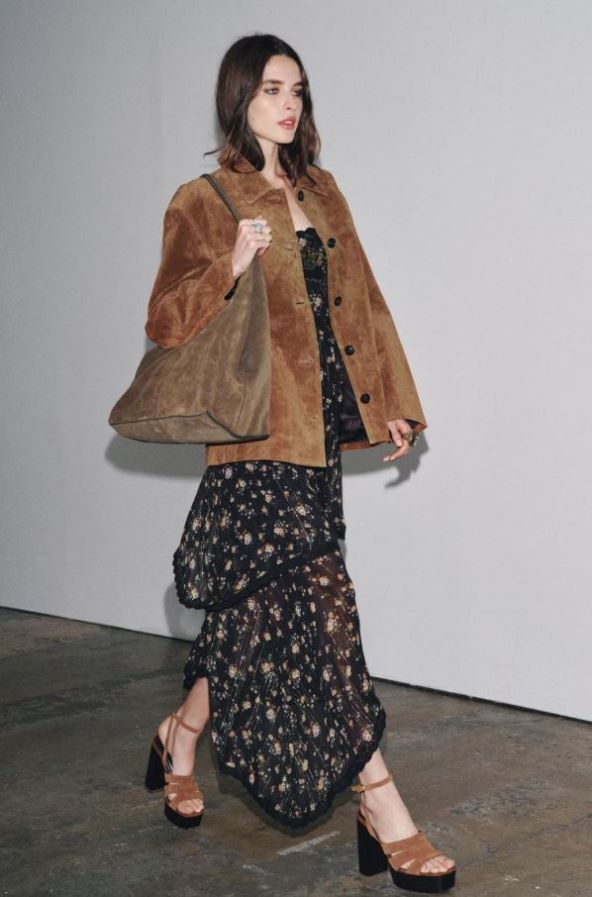 SUEDE LEATHER JACKET ZW COLLECTION LIMITED EDITION/ ZARA/ 129.00 EUR