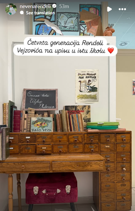 Kći Nevene Rendeli Vejzović je četvrta generacija u istoj školi