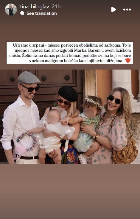 Tina Biloglav o utjecaju smrti oca na kćeri