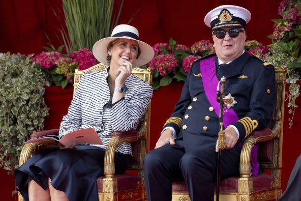 Princ Laurent sa suprugom