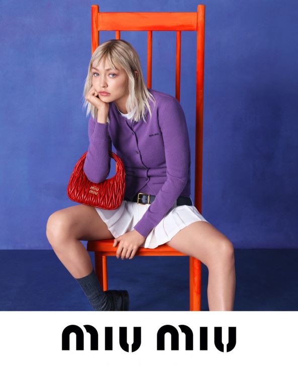 Miu Miu kampanja Gigi Hadid novi model trendi torbice