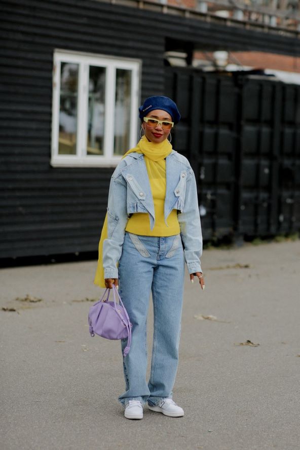 40 street style inspiracija kako nositi traper jesen 2023
