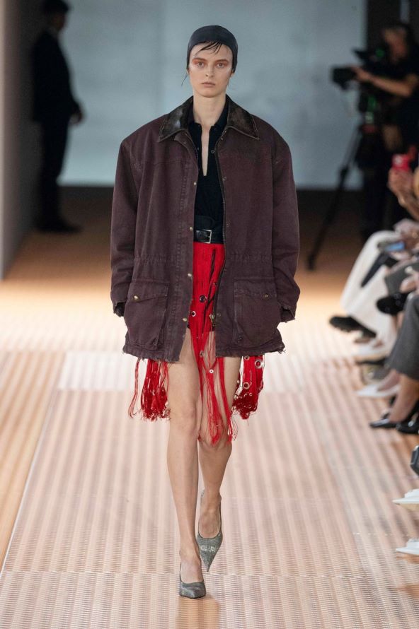 Prada modna revija proljeće 2024 tjedan mode Milano