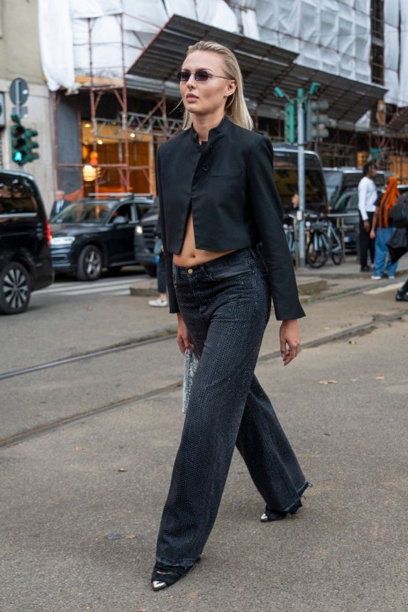 Street style modna inspiracija Tjedan  mode Milano jesen 2023