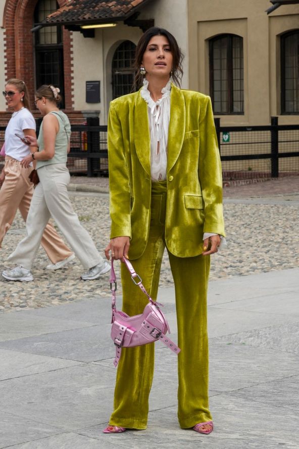 Street style modna inspiracija Tjedan  mode Milano jesen 2023