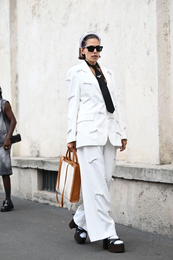 Street style modna inspiracija Tjedan  mode Milano jesen 2023