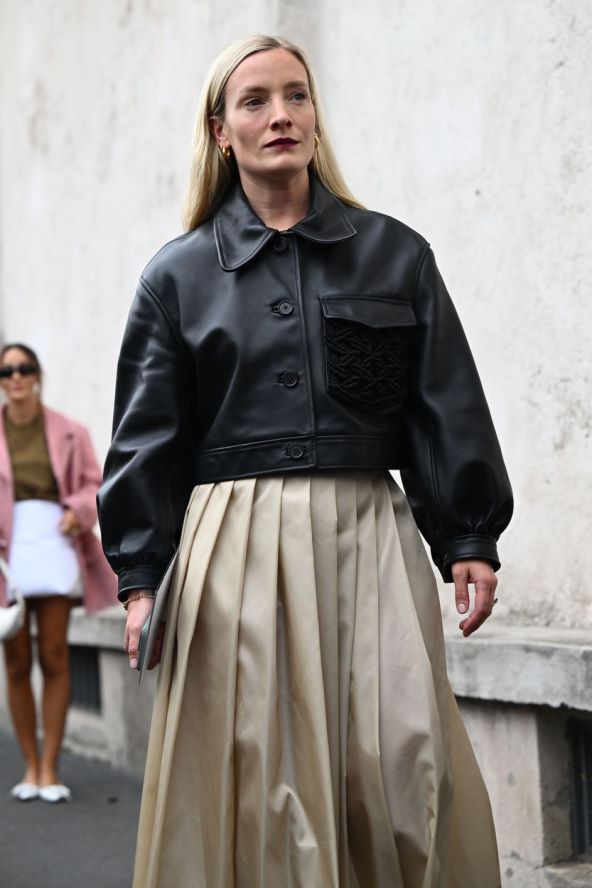 Street style modna inspiracija Tjedan  mode Milano jesen 2023