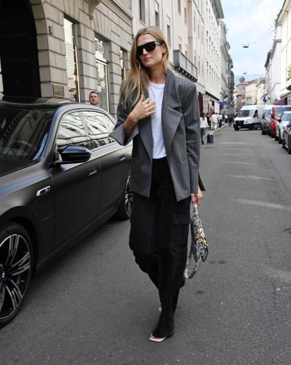 Street style modna inspiracija Tjedan  mode Milano jesen 2023