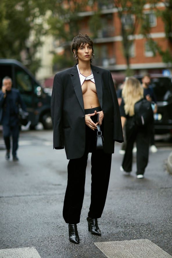 Street style modna inspiracija Tjedan  mode Milano jesen 2023