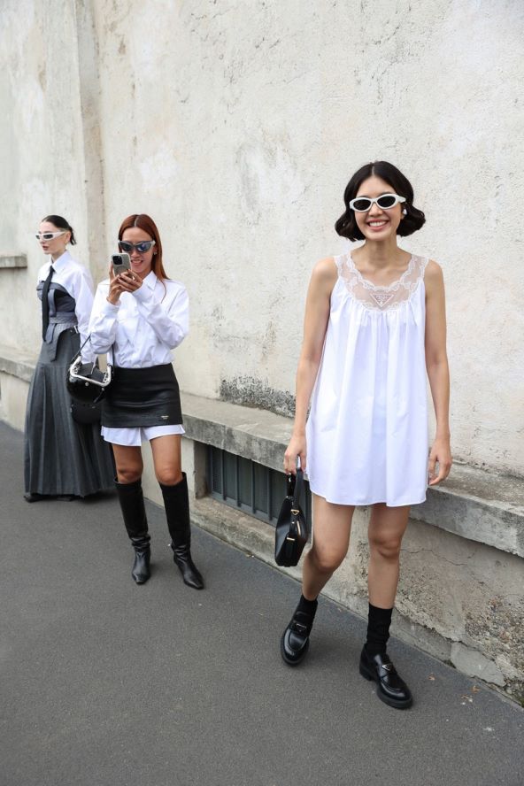 Street style modna inspiracija Tjedan  mode Milano jesen 2023