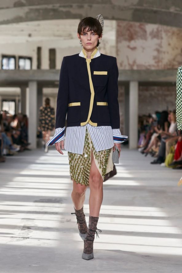 Dries Van Noten eklektična kolekcija moda proljeće 2024