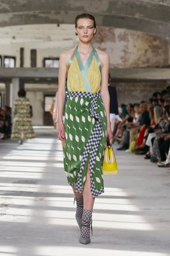 Dries Van Noten eklektična kolekcija moda proljeće 2024