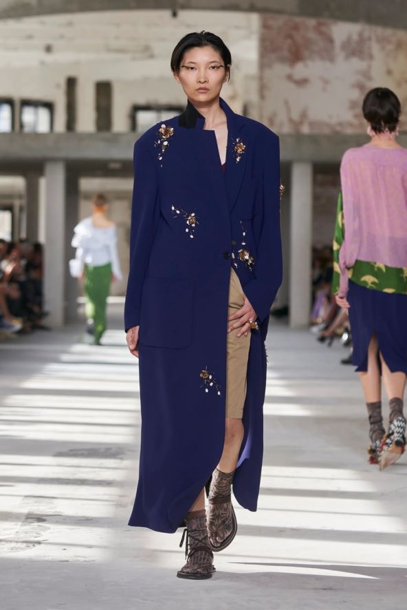Dries Van Noten eklektična kolekcija moda proljeće 2024