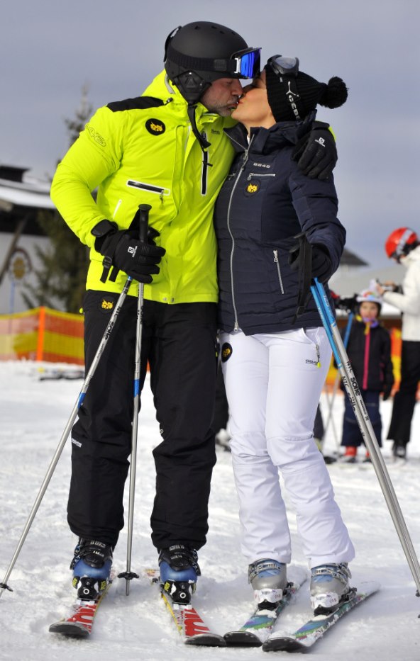 Indira i Miroslav Levak: Vrući poljupci na skijaškim stazama