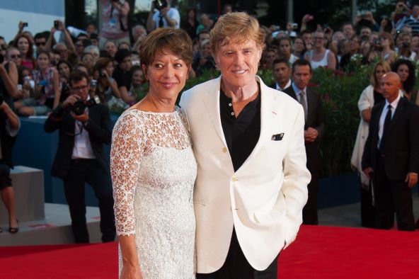 Robert Redford i Sibylle Szaggars