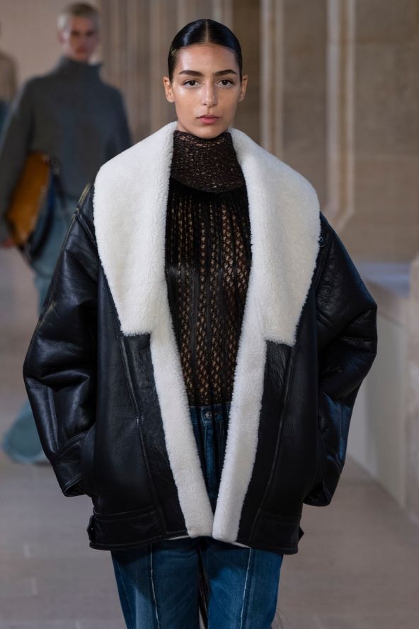 Trendi shearling zimske jakne Victoria Beckham kolekcija jesen 2023