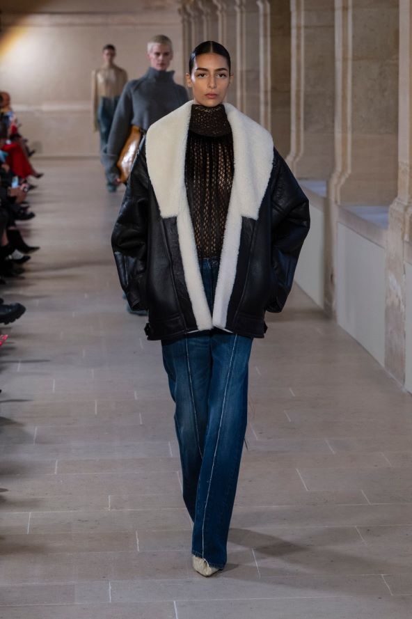 Trendi shearling zimske jakne Victoria Beckham kolekcija jesen 2023