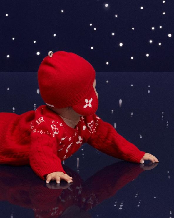 Louis Vuitton romantična zimska kolekcija za bebe 2023
