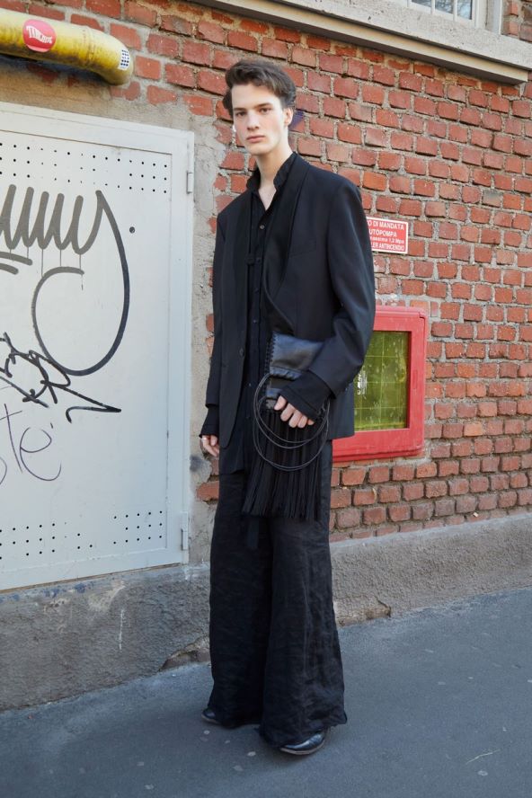 Street style muška moda Tjedan mode Milano 2024