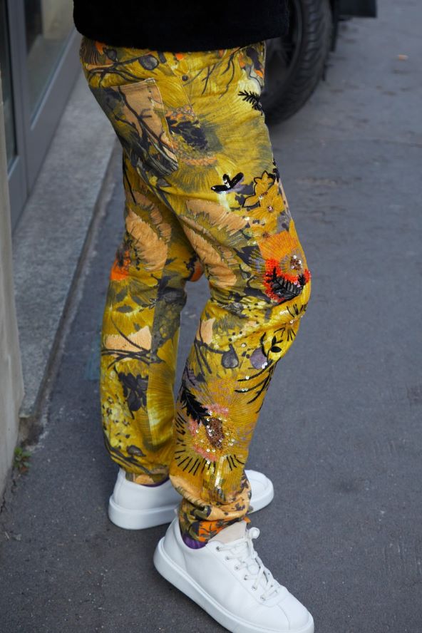 Street style muška moda Tjedan mode Milano 2024