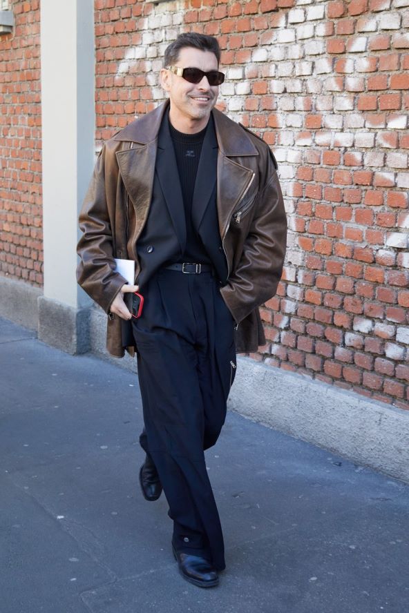 Street style muška moda Tjedan mode Milano 2024