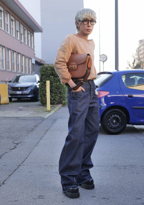 Street style muška moda Tjedan mode Milano 2024