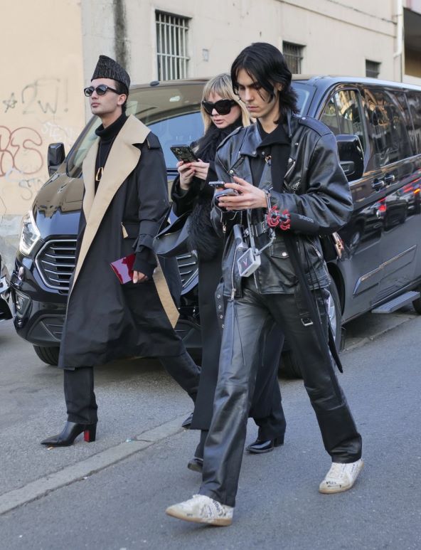 Street style muška moda Tjedan mode Milano 2024