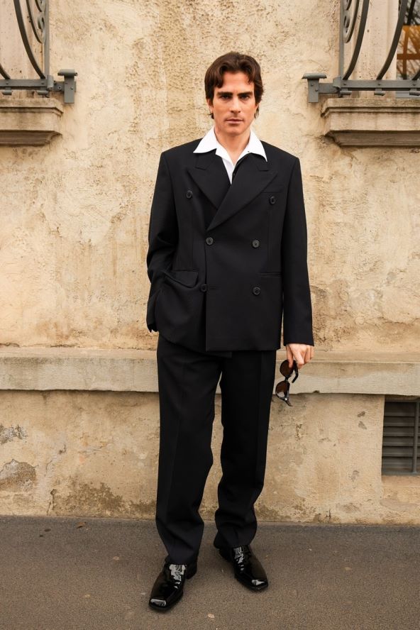 Street style muška moda Tjedan mode Milano 2024