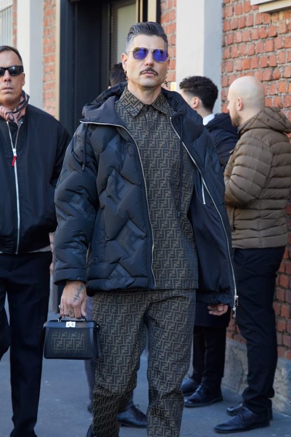 Street style muška moda Tjedan mode Milano 2024
