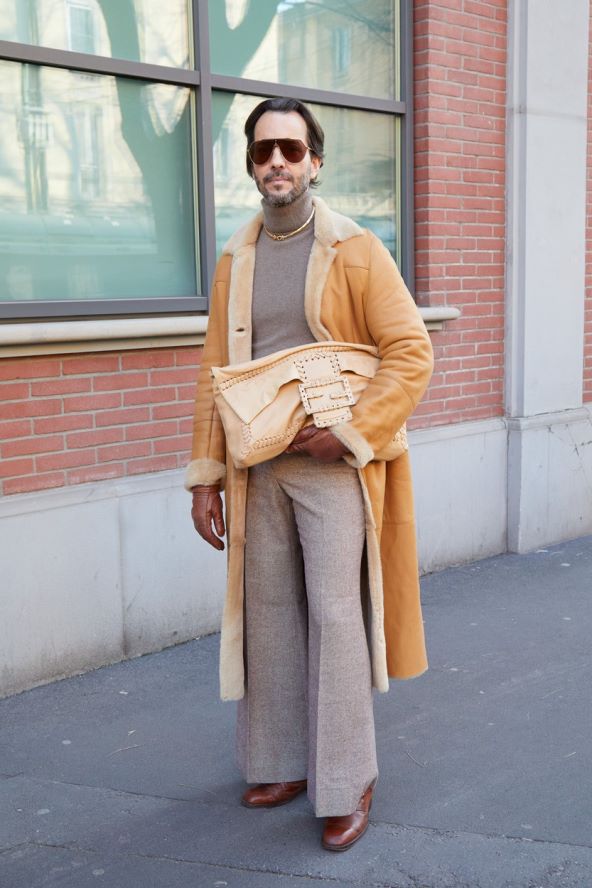 Street style muška moda Tjedan mode Milano 2024