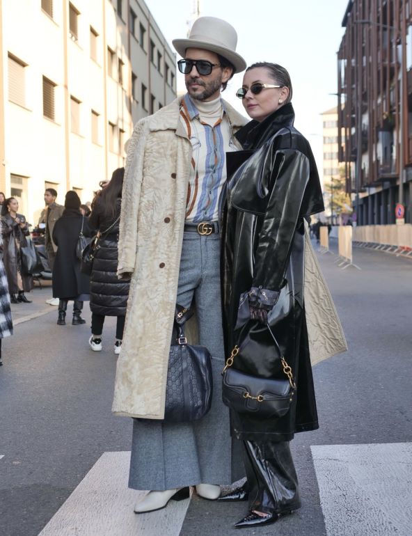 Street style muška moda Tjedan mode Milano 2024